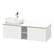 Duravit Waschtischunterschrank D-Neo 140x55cm, 2 A, 1 Pl, B L, bron geb/we ma