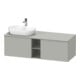 Duravit Waschtischunterschrank D-Neo 140x55cm, 2 A, 1 Pl, B L, ES geb/grau ma-1