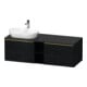 Duravit Waschtischunterschrank D-Neo 140x55cm, 2 A, 1 Pl, B L, g pol/Eiche sw-1
