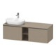 Duravit Waschtischunterschrank D-Neo 140x55cm, 2 A, 1 Pl, B L, schwarz/Leinen-1