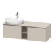 Duravit Waschtischunterschrank D-Neo 140x55cm, 2 A, 1 Pl, B L, sw/Taup ma-1