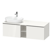 Duravit Waschtischunterschrank D-Neo 140x55cm, 2 A, 1 Pl, B L, sw/w hgl-1