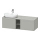 Duravit Waschtischunterschrank D-Neo 140x55cm, 2 A, 1 Pl, B li, chr/Beton ma-1
