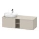 Duravit Waschtischunterschrank D-Neo 140x55cm, 2 A, 1 Pl, B li, chr/Taup ma-1