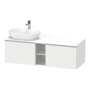 Duravit Waschtischunterschrank D-Neo 140x55cm, 2 A, 1 Pl, B li, ES geb/we ma
