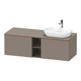 Duravit Waschtischunterschrank D-Neo 140x55cm, 2 A, 1 Pl, B R, b geb/Bas ma