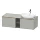 Duravit Waschtischunterschrank D-Neo 140x55cm, 2 A, 1 Pl, B R, b geb/grau ma-1