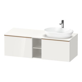Duravit Waschtischunterschrank D-Neo 140x55cm, 2 A, 1 Pl, B R, b geb/we hgl
