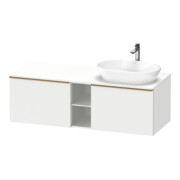 Duravit Waschtischunterschrank D-Neo 140x55cm, 2 A, 1 Pl, B R, bron geb/we ma