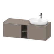 Duravit Waschtischunterschrank D-Neo 140x55cm, 2 A, 1 Pl, B R, ES geb/Bas ma