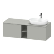 Duravit Waschtischunterschrank D-Neo 140x55cm, 2 A, 1 Pl, B R, ES geb/grau ma