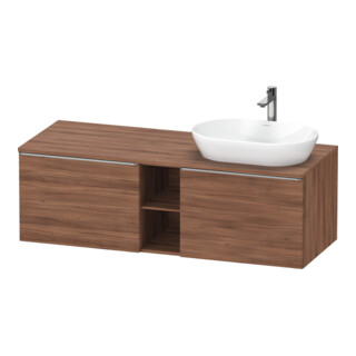 Duravit Waschtischunterschrank D-Neo 140x55cm, 2 A, 1 Pl, B R, ES geb/Nu Nat