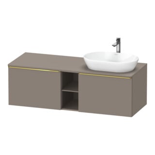 Duravit Waschtischunterschrank D-Neo 140x55cm, 2 A, 1 Pl, B R, g pol/Bas ma
