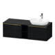Duravit Waschtischunterschrank D-Neo 140x55cm, 2 A, 1 Pl, B R, g pol/Eiche sw-1