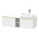 Duravit Waschtischunterschrank D-Neo 140x55cm, 2 A, 1 Pl, B R, g pol/weiß ma-1