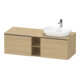 Duravit Waschtischunterschrank D-Neo 140x55cm, 2 A, 1 Pl, B R, sw/Ei Nat-1