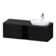 Duravit Waschtischunterschrank D-Neo 140x55cm, 2 A, 1 Pl, B R, sw/Ei sw-1