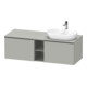 Duravit Waschtischunterschrank D-Neo 140x55cm, 2 A, 1 Pl, B R, sw/gr ma-1
