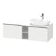 Duravit Waschtischunterschrank D-Neo 140x55cm, 2 A, 1 Pl, B R, sw/w ma-1