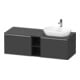 Duravit Waschtischunterschrank D-Neo 140x55cm, 2 A, 1 Pl, B re, chr/Grap ma-1
