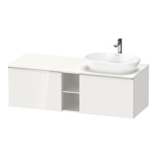 Duravit Waschtischunterschrank D-Neo 140x55cm, 2 A, 1 Pl, B re, chr/we hgl
