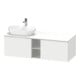 Duravit Waschtischunterschrank D-Neo 140x55cm, 2 A, 1 Pl, Beck. li, chr/we ma-1