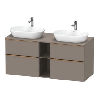 Duravit Waschtischunterschrank D-Neo 140x55cm, 2 SBK, 2 A, B bs, b geb/Bas ma
