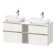 Duravit Waschtischunterschrank D-Neo 140x55cm, 2 SBK, 2 A, B bs, b geb/we hgl-1