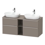 Duravit Waschtischunterschrank D-Neo 140x55cm, 2 SBK, 2 A, B bs, ch/Bas ma