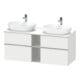 Duravit Waschtischunterschrank D-Neo 140x55cm, 2 SBK, 2 A, B bs, chr/we ma-1