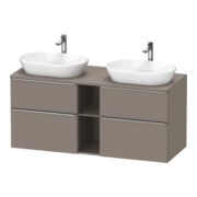 Duravit Waschtischunterschrank D-Neo 140x55cm, 2 SBK, 2 A, B bs, ES geb/Bas m