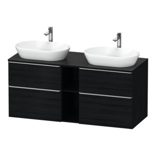 Duravit Waschtischunterschrank D-Neo 140x55cm, 2 SBK, 2 A, B bs, ES geb/Ei sw