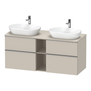 Duravit Waschtischunterschrank D-Neo 140x55cm, 2 SBK, 2 A, B bs, ES geb/Ta ma