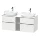 Duravit Waschtischunterschrank D-Neo 140x55cm, 2 SBK, 2 A, B bs, ES geb/we ma-1