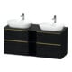 Duravit Waschtischunterschrank D-Neo 140x55cm, 2 SBK, 2 A, B bs, g pol/Ei sw-1