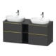 Duravit Waschtischunterschrank D-Neo 140x55cm, 2 SBK, 2 A, B bs, g pol/gra ma-1