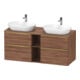 Duravit Waschtischunterschrank D-Neo 140x55cm, 2 SBK, 2 A, B bs, g pol/Nu Nat-1