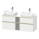 Duravit Waschtischunterschrank D-Neo 140x55cm, 2 SBK, 2 A, B bs, g pol/w ma-1