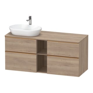 Duravit Waschtischunterschrank D-Neo 140x55cm, 2 SBK, 2 A, B L, b geb/Ei ma