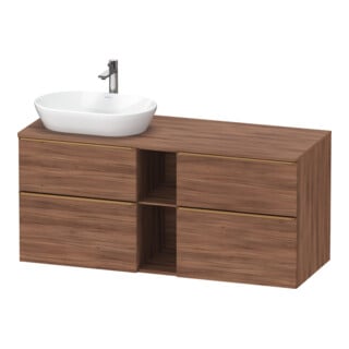 Duravit Waschtischunterschrank D-Neo 140x55cm, 2 SBK, 2 A, B L, b geb/Nu Nat