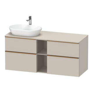 Duravit Waschtischunterschrank D-Neo 140x55cm, 2 SBK, 2 A, B L, b geb/Ta ma