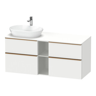 Duravit Waschtischunterschrank D-Neo 140x55cm, 2 SBK, 2 A, B L, b geb/we ma
