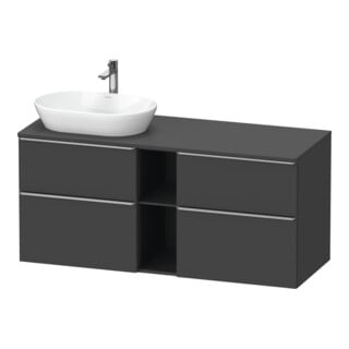 Duravit Waschtischunterschrank D-Neo 140x55cm, 2 SBK, 2 A, B L, ES geb/Gra ma