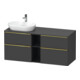 Duravit Waschtischunterschrank D-Neo 140x55cm, 2 SBK, 2 A, B L, g pol/gra ma-1