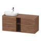 Duravit Waschtischunterschrank D-Neo 140x55cm, 2 SBK, 2 A, B L, g pol/Nu Nat-1