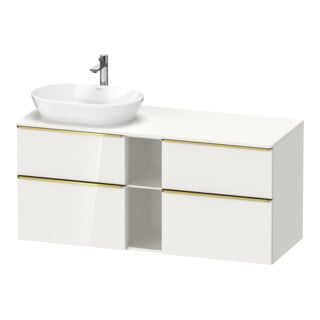 Duravit Waschtischunterschrank D-Neo 140x55cm, 2 SBK, 2 A, B L, g pol/w hgl