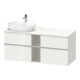 Duravit Waschtischunterschrank D-Neo 140x55cm, 2 SBK, 2 A, B li, chr/we hgl-1