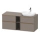 Duravit Waschtischunterschrank D-Neo 140x55cm, 2 SBK, 2 A, B R, b geb/Bas ma-1