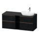 Duravit Waschtischunterschrank D-Neo 140x55cm, 2 SBK, 2 A, B R, b geb/Ei sw-1