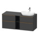 Duravit Waschtischunterschrank D-Neo 140x55cm, 2 SBK, 2 A, B R, b geb/Gra ma-1